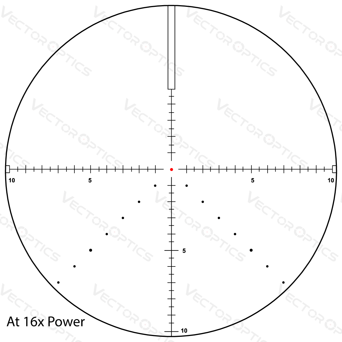 Vector Optics Veyron 4-16x44 IR Pierwsza płaszczyzna ogniskowa podświetlana luneta celownicza 