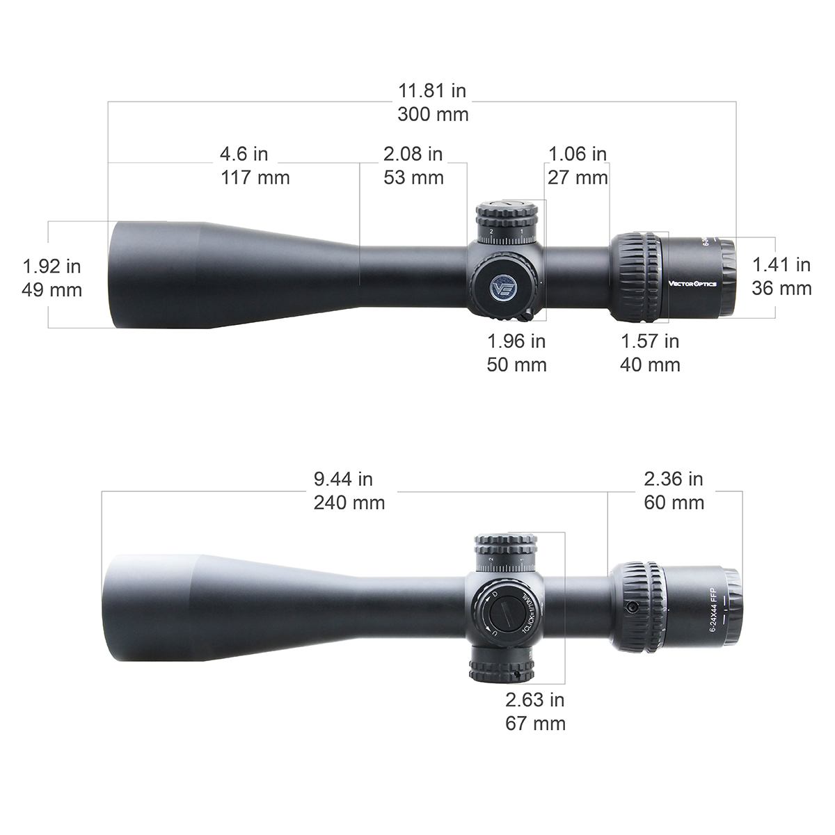 Vector Optics Veyron 6-24x44 FFP luneta celownicza 