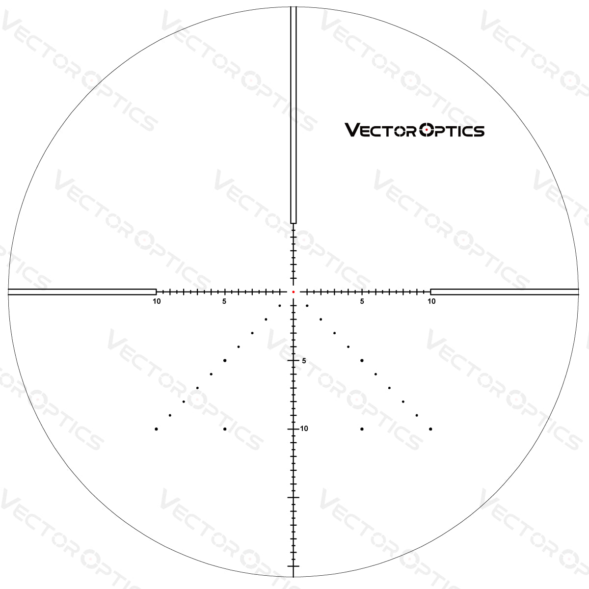 Vector Optics Veyron 6-24x44 IR Pierwsza Ogniskowa Podświetlana luneta celownicza 